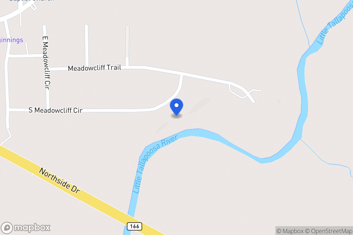 Map of 175 S Meadowcliff Cir