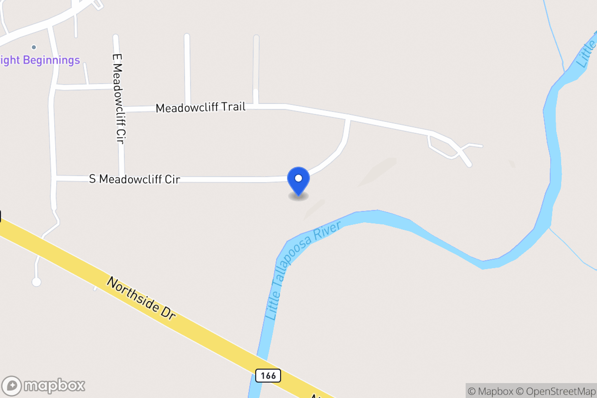 Map of 155 S Meadowcliff Cir