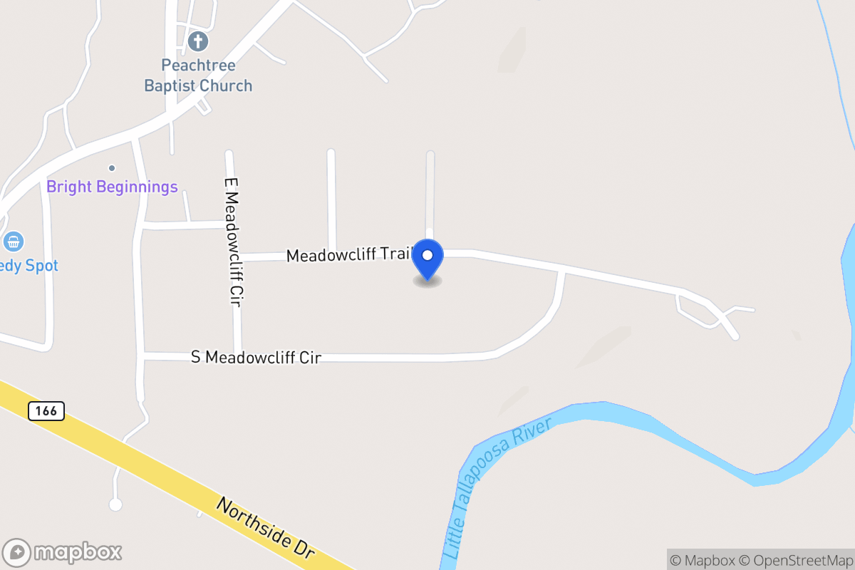 Map of 85 Meadowcliff Trl