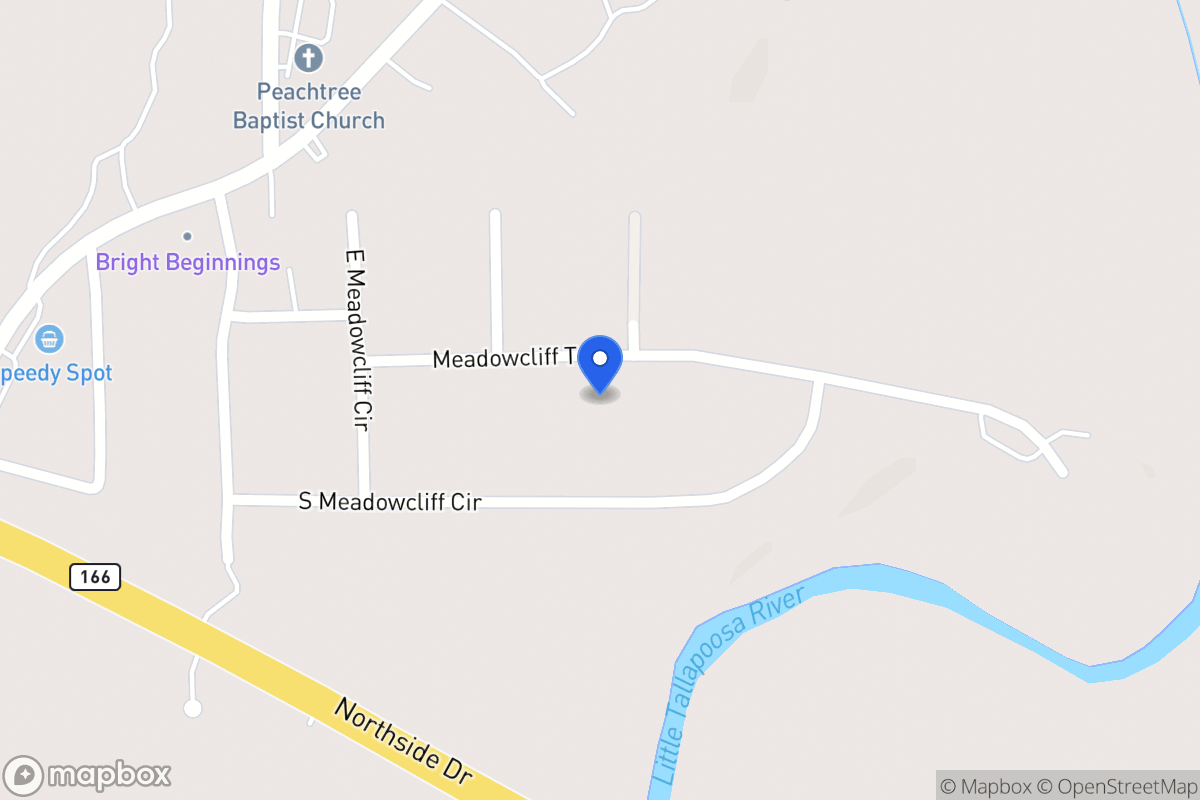 Map of 75 Meadowcliff Trl