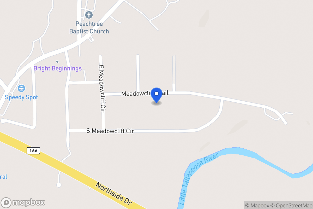 Map of 65 Meadowcliff Trl