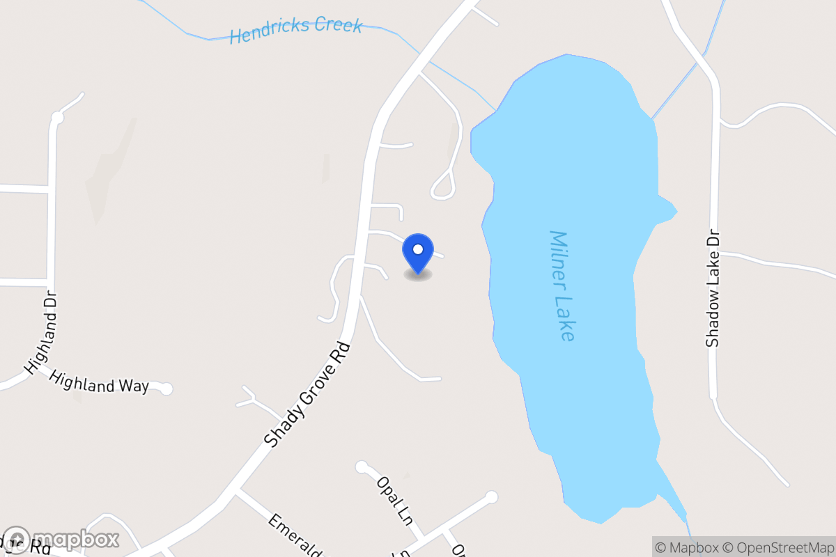 Map of 2549 Shady Grove Rd