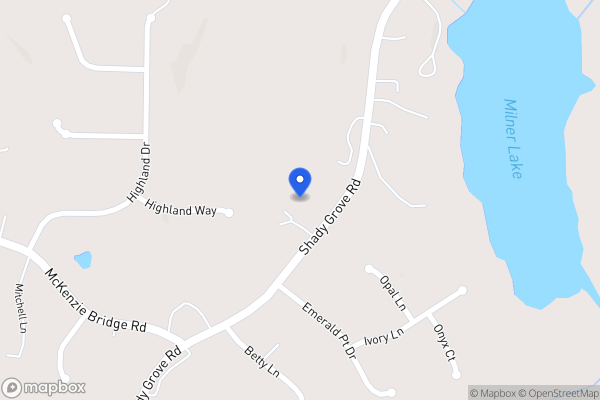 Map of 2500 Shady Grove Rd