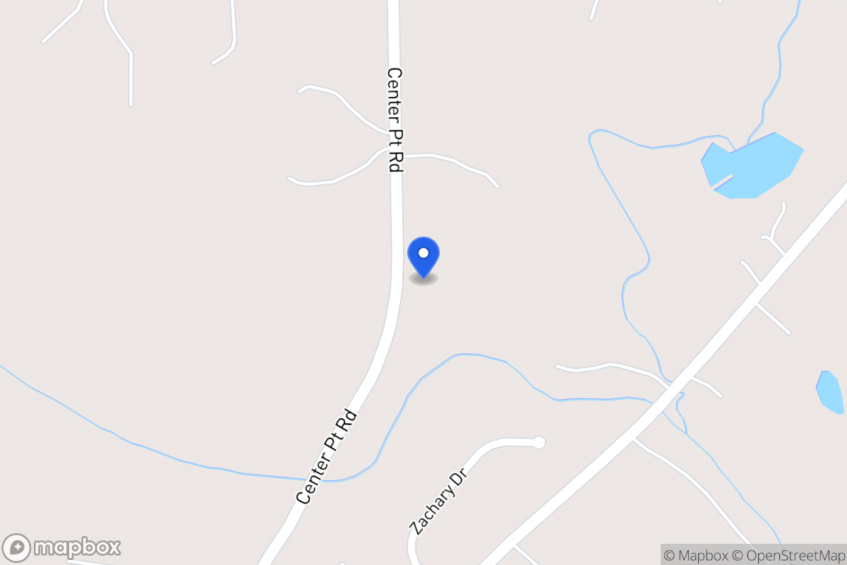 Map of 233 Center Point Rd