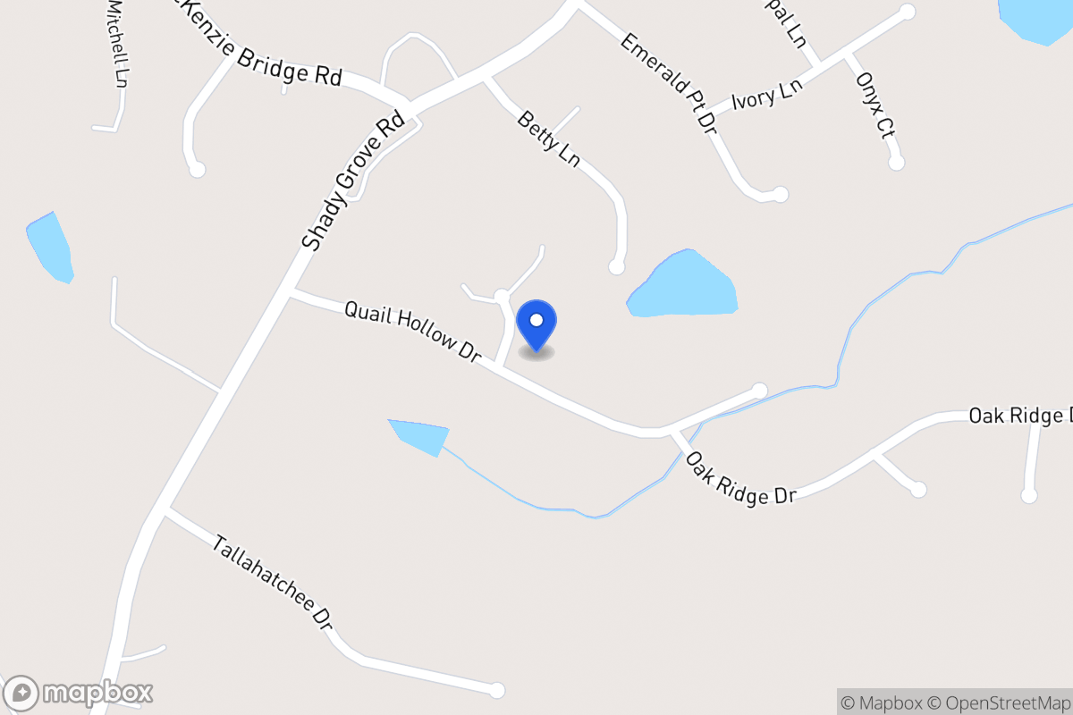 Map of 100 Quail Hollow Dr