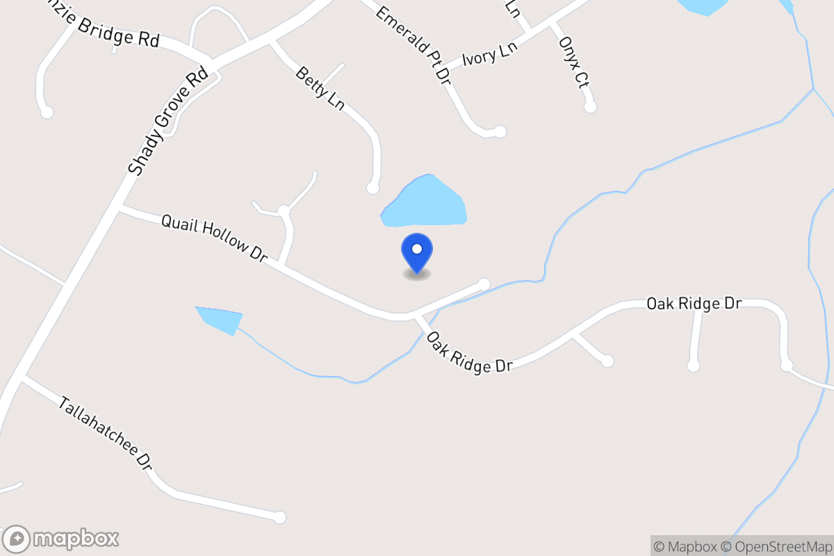 Map of 154 Quail Hollow Dr
