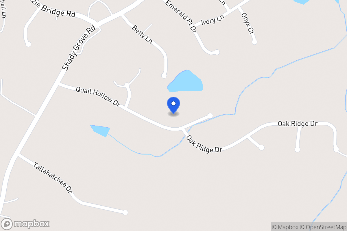Map of 142 Quail Hollow Dr