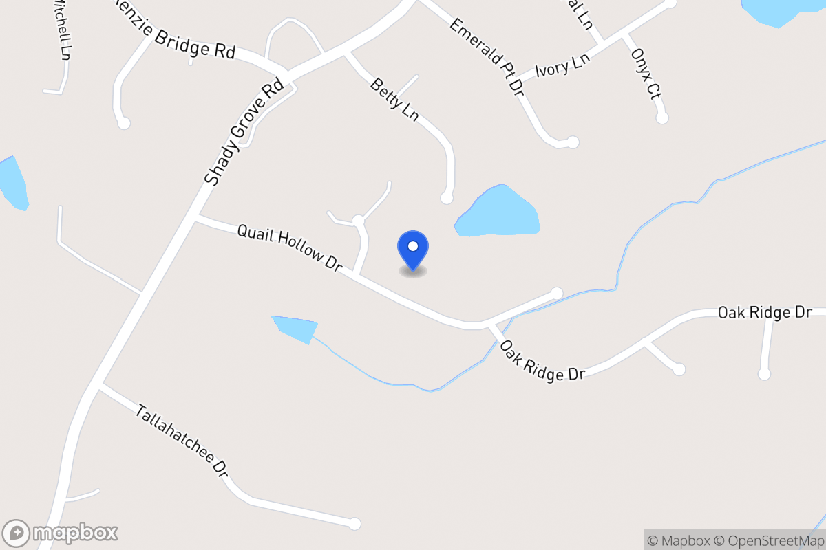 Map of 110 Quail Hollow Dr
