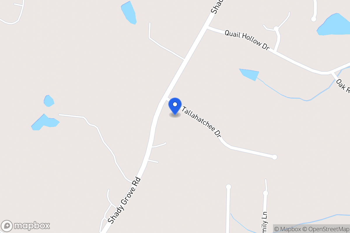 Map of 15 Tallahatchee Dr