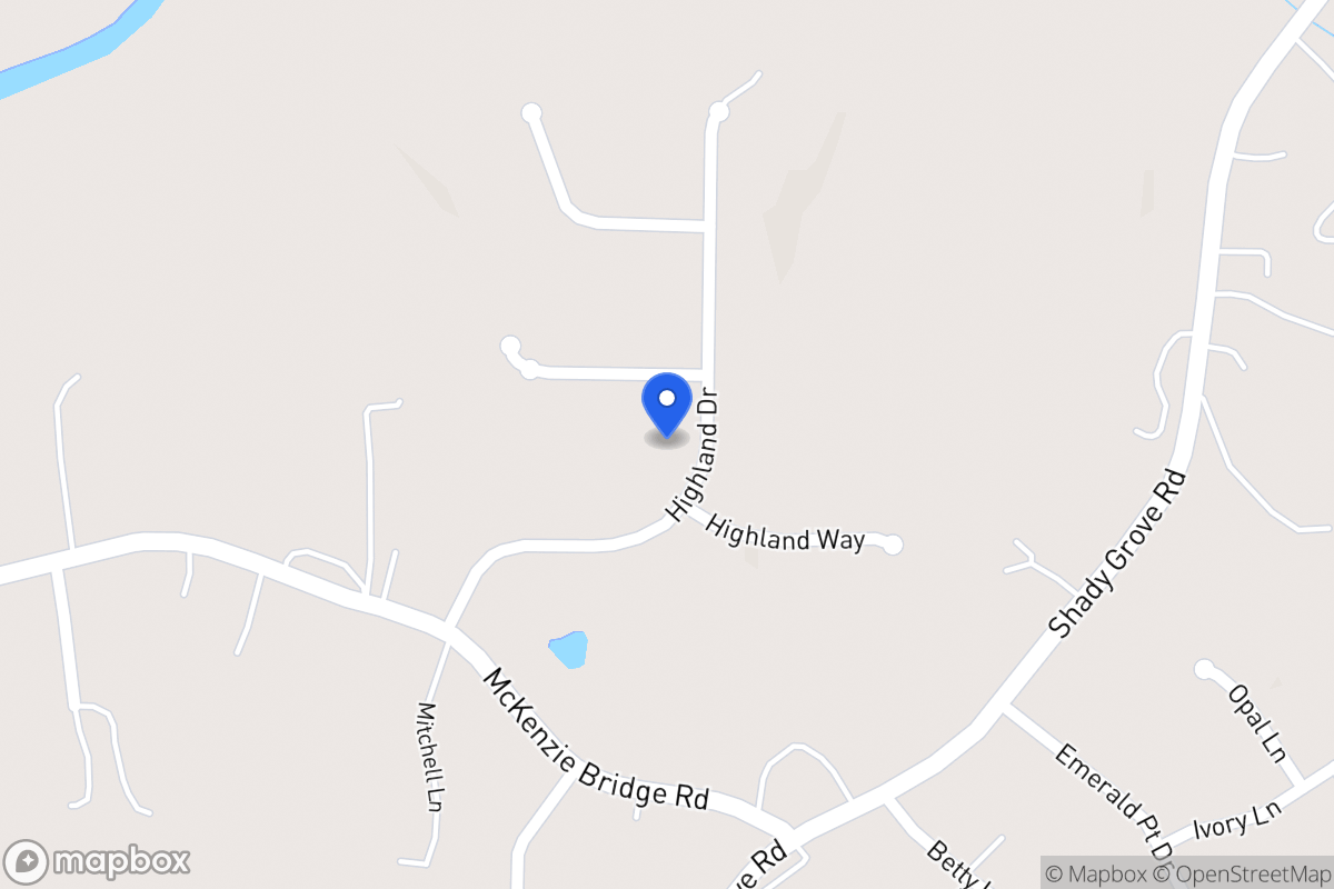 Map of 84 Highland Dr