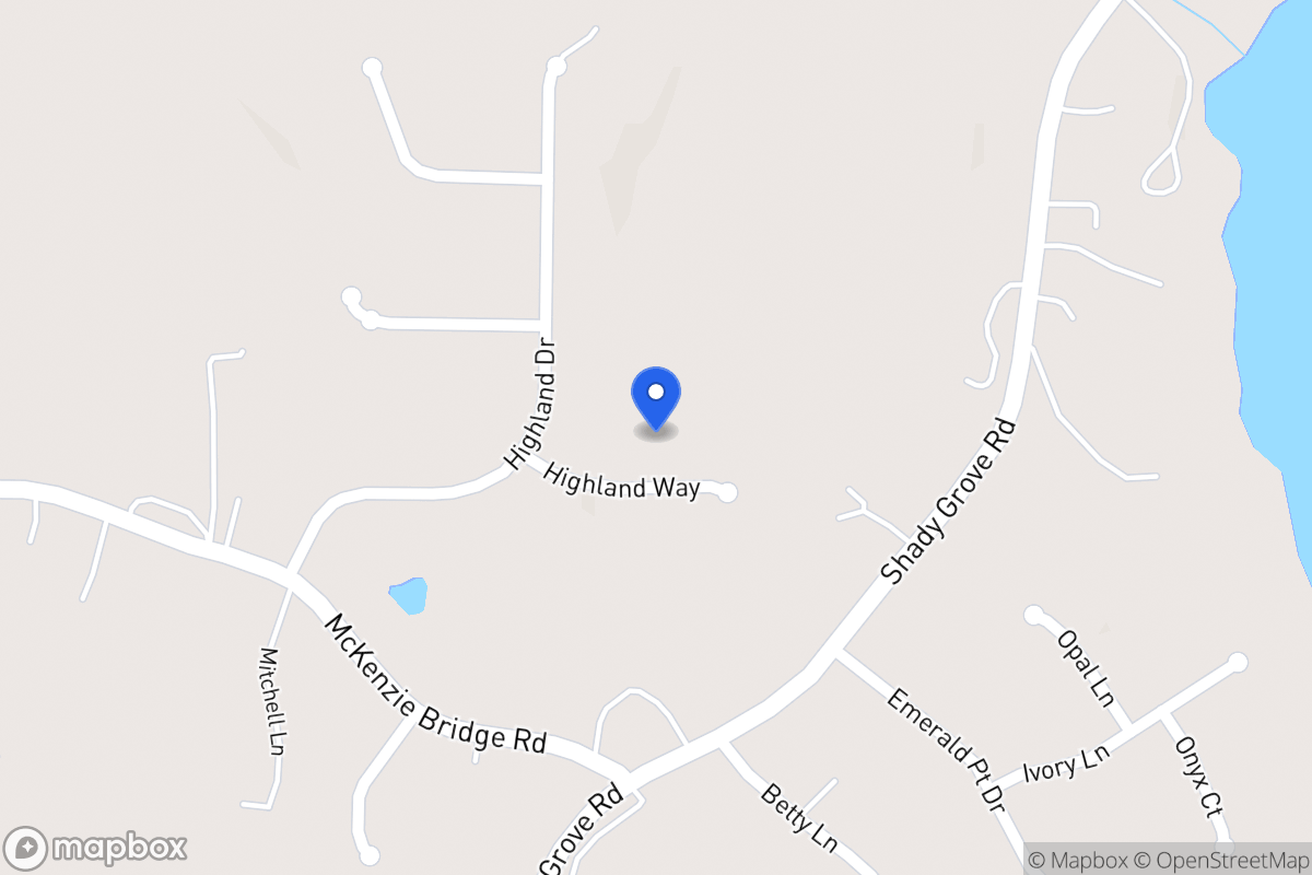 Map of 40 Highland Way