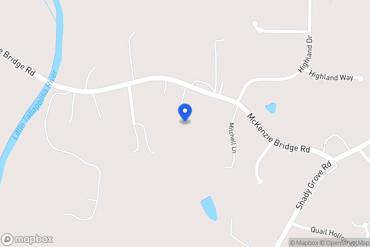 Map of 555 Mckenzie Bridge Rd