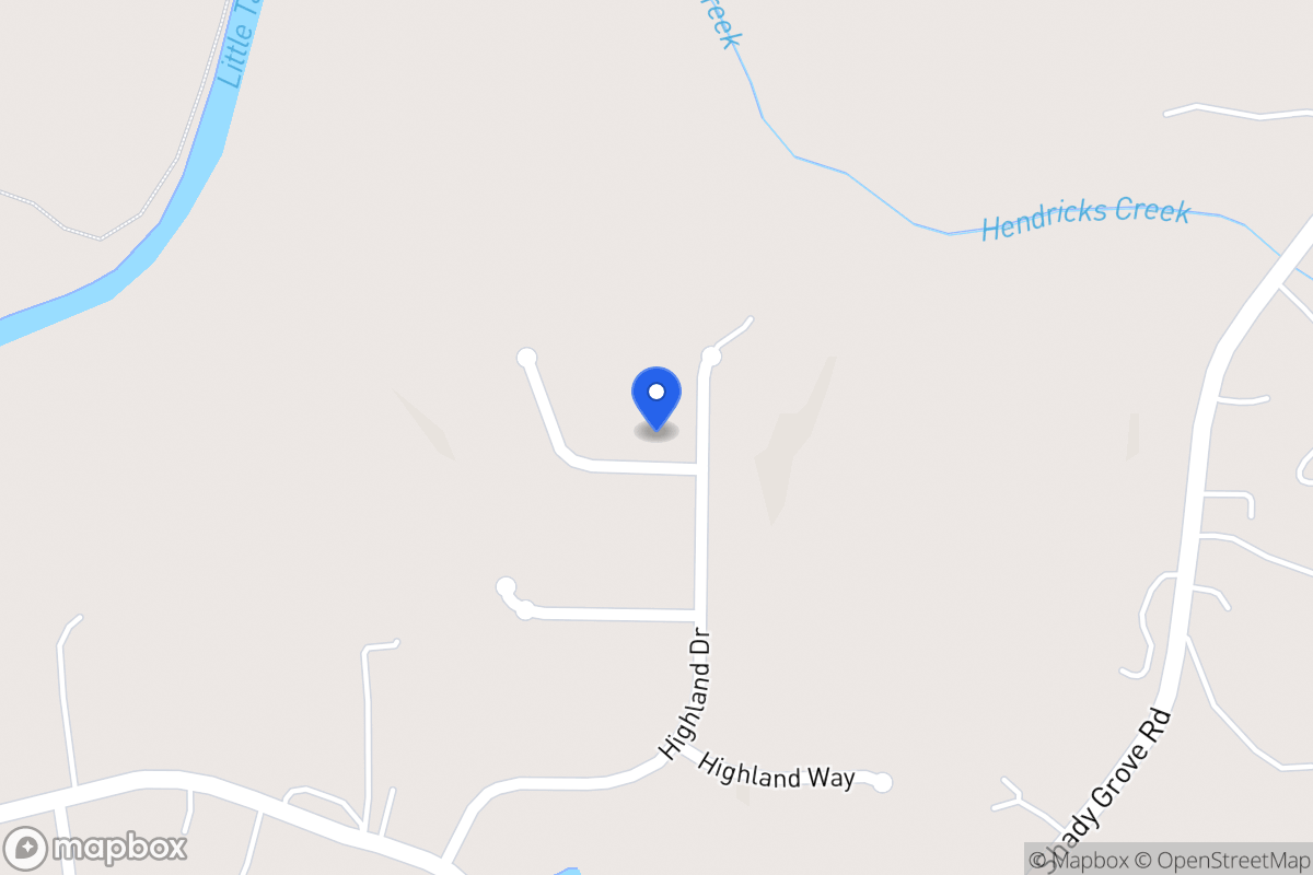 Map of 168 Highland Dr