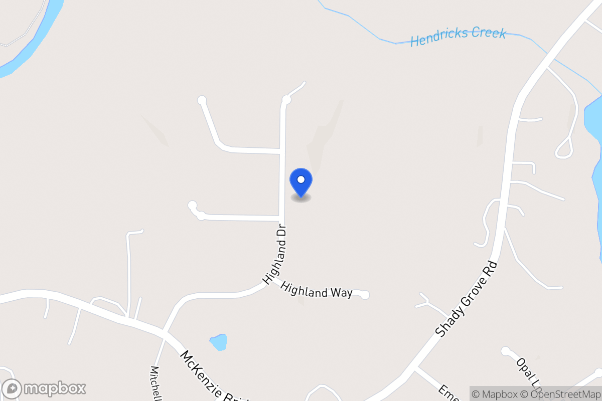 Map of 123 Highland Dr