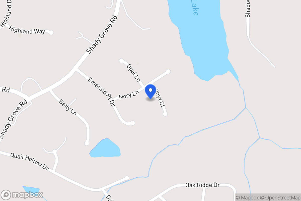 Map of 117 Onyx Ct