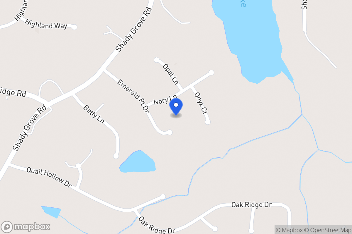 Map of 244 Emerald Pointe Dr
