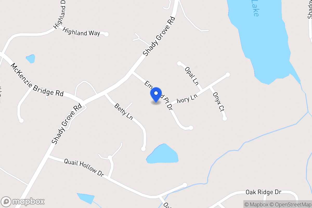 Map of 199 Emerald Pointe Dr
