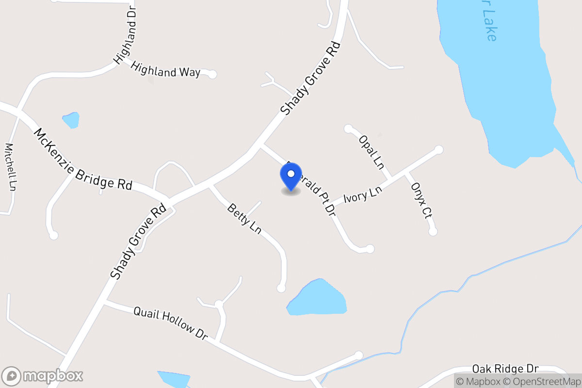 Map of 187 Emerald Pointe Dr