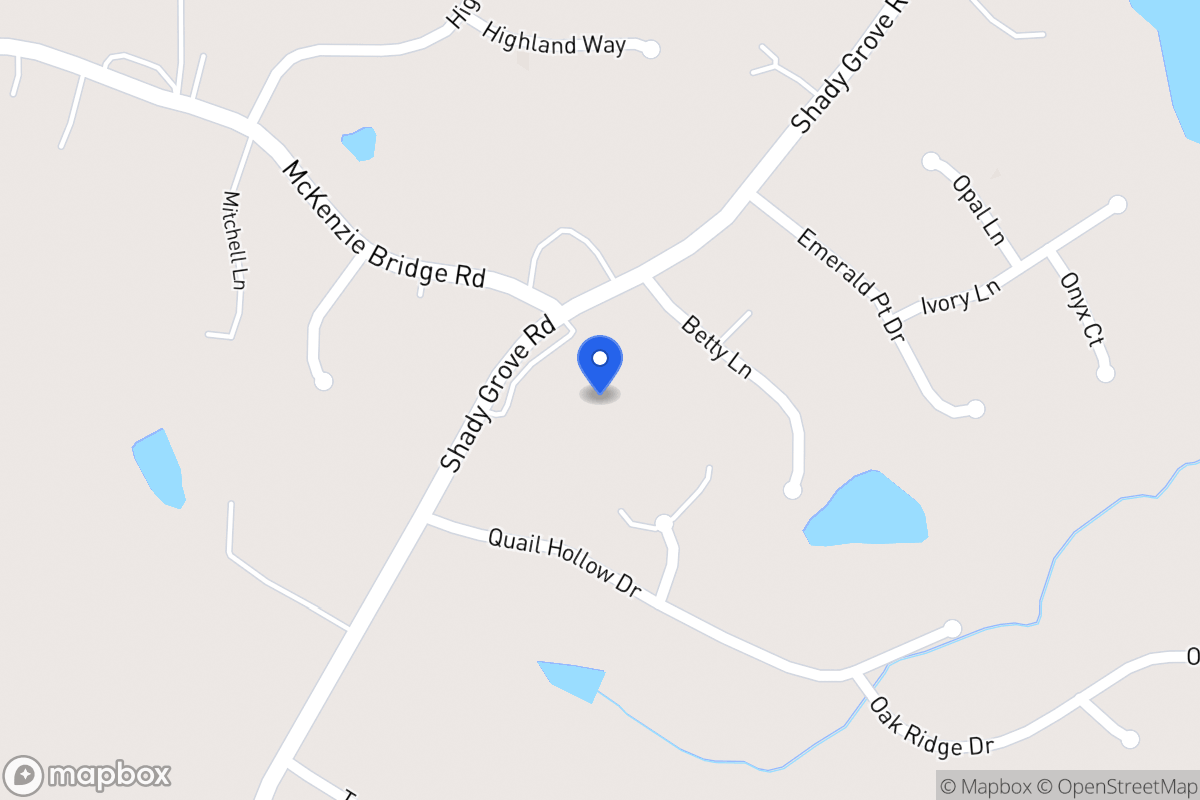 Map of 2325 Shady Grove Rd
