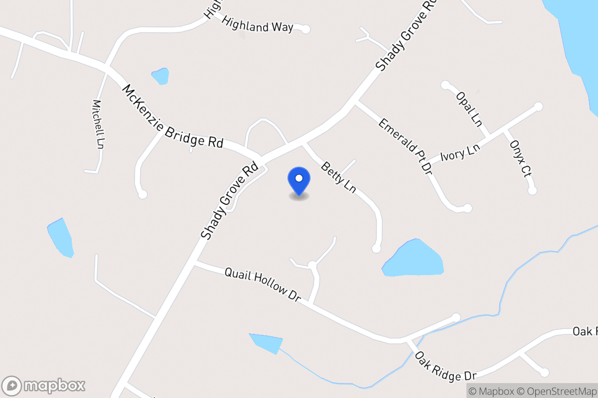 Map of 2341 Shady Grove Rd