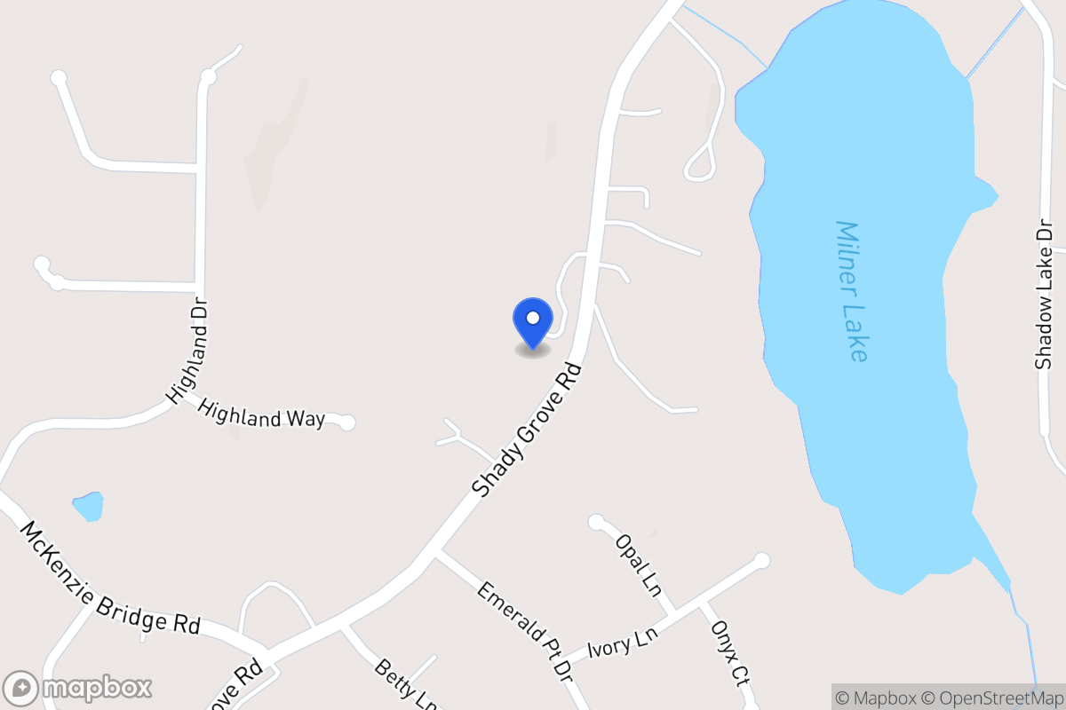 Map of 2522 Shady Grove Rd