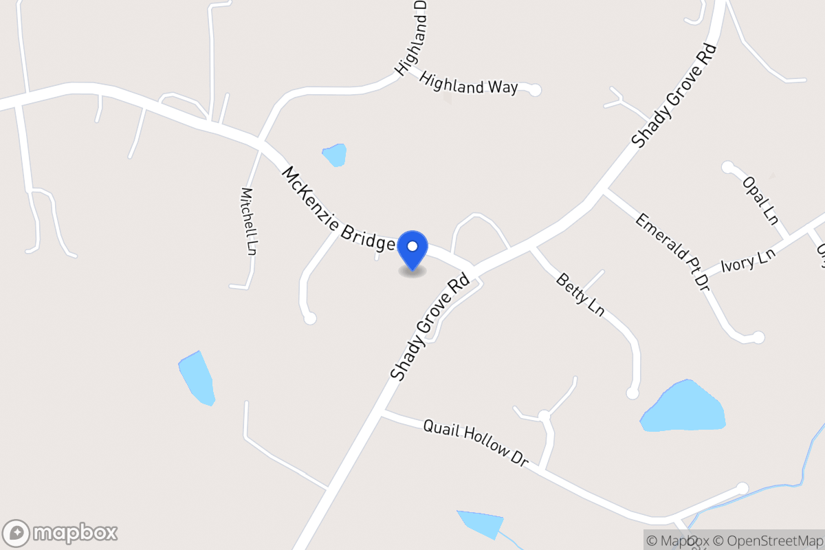 Map of 681 Mckenzie Bridge Rd