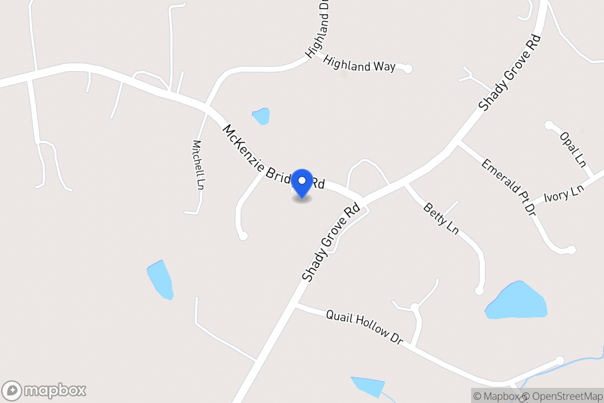 Map of 671 Mckenzie Bridge Rd