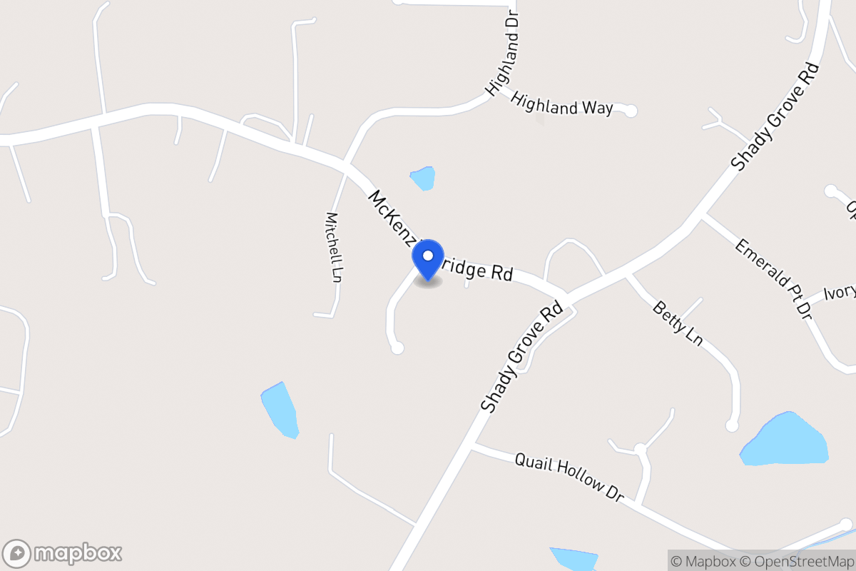 Map of 100 Mckenzie Overlook Dr