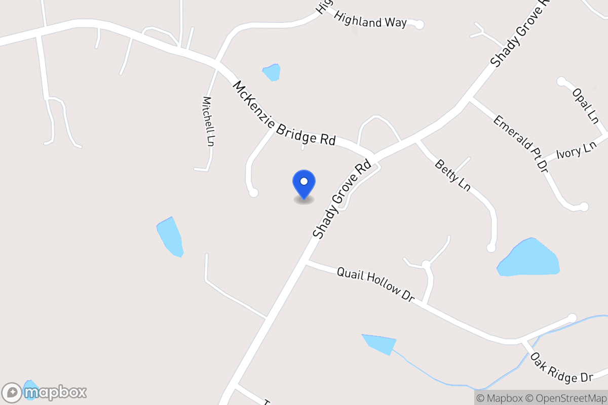 Map of 2300 Shady Grove Rd