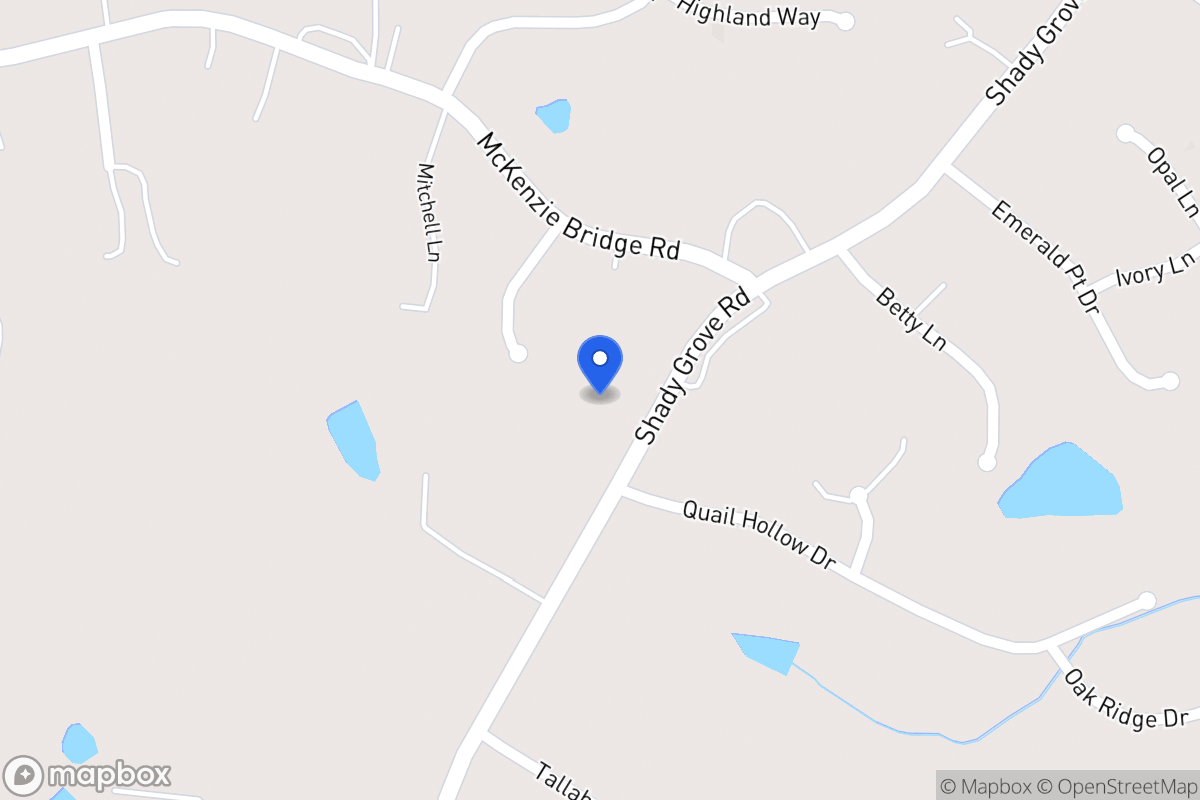 Map of 2290 Shady Grove Rd