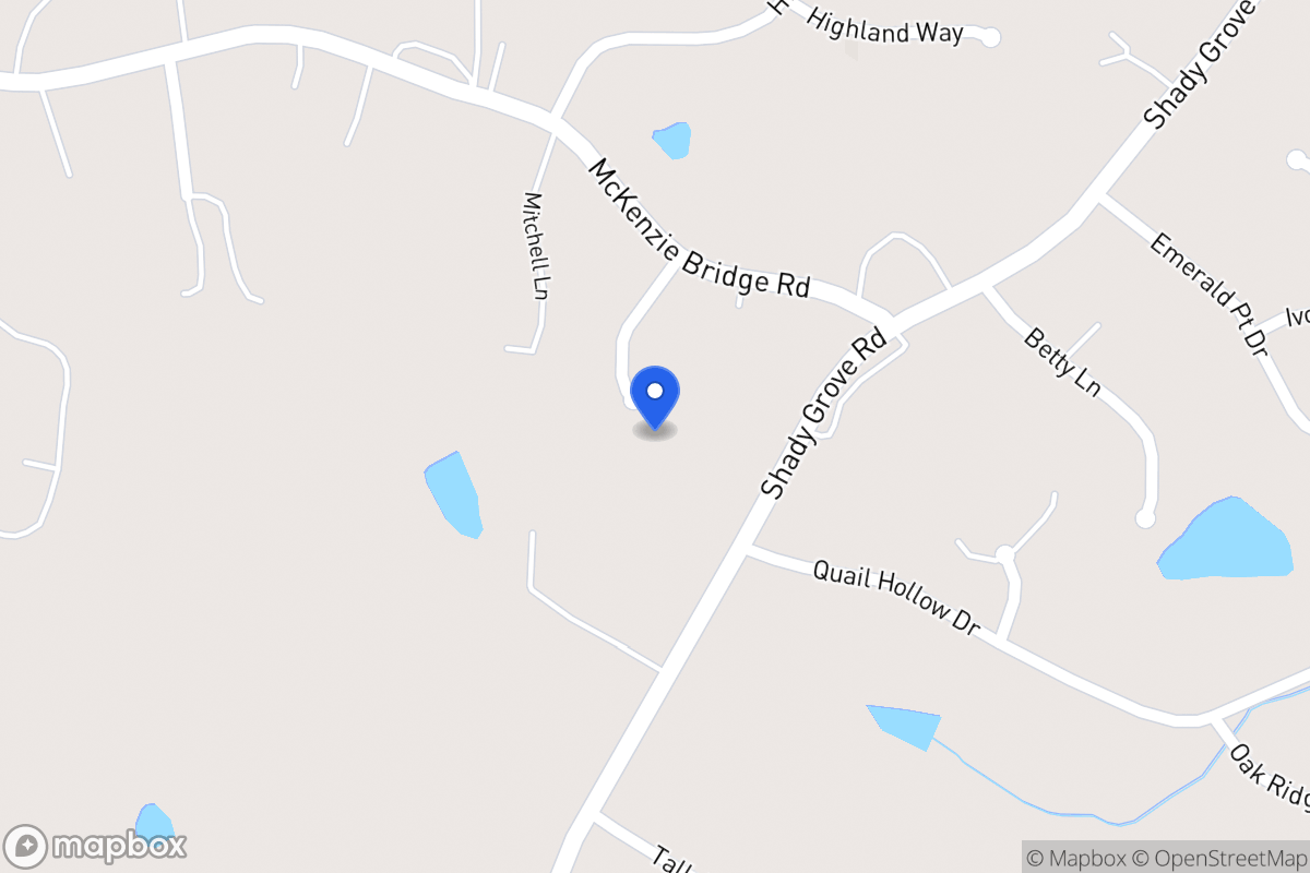 Map of 120 Mckenzie Overlook Dr