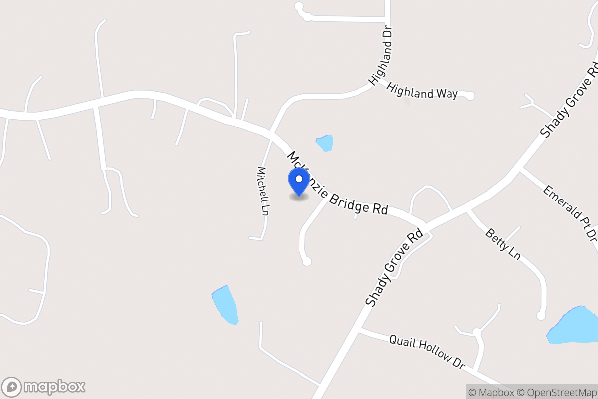 Map of 101 Mckenzie Overlook Dr