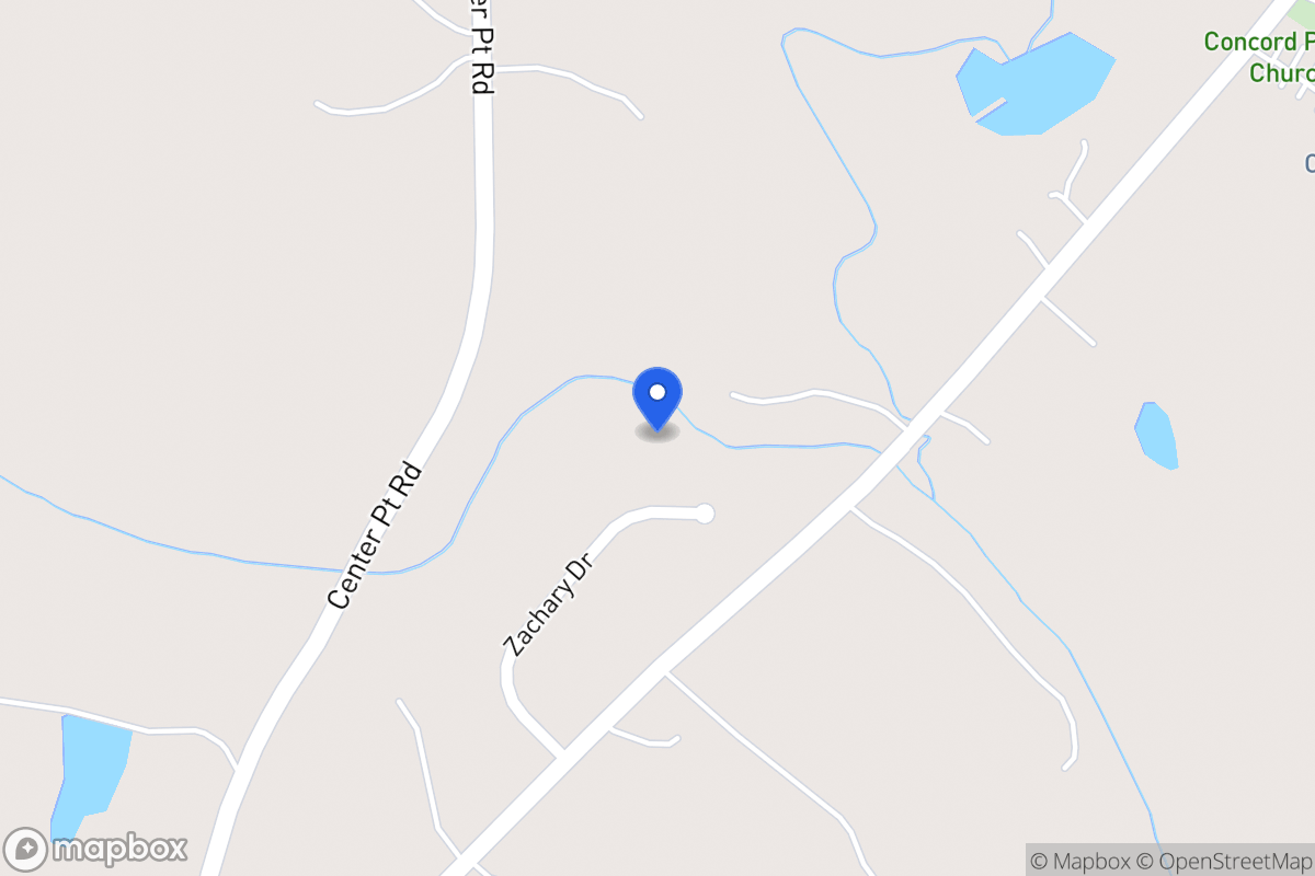 Map of Zachary Dr