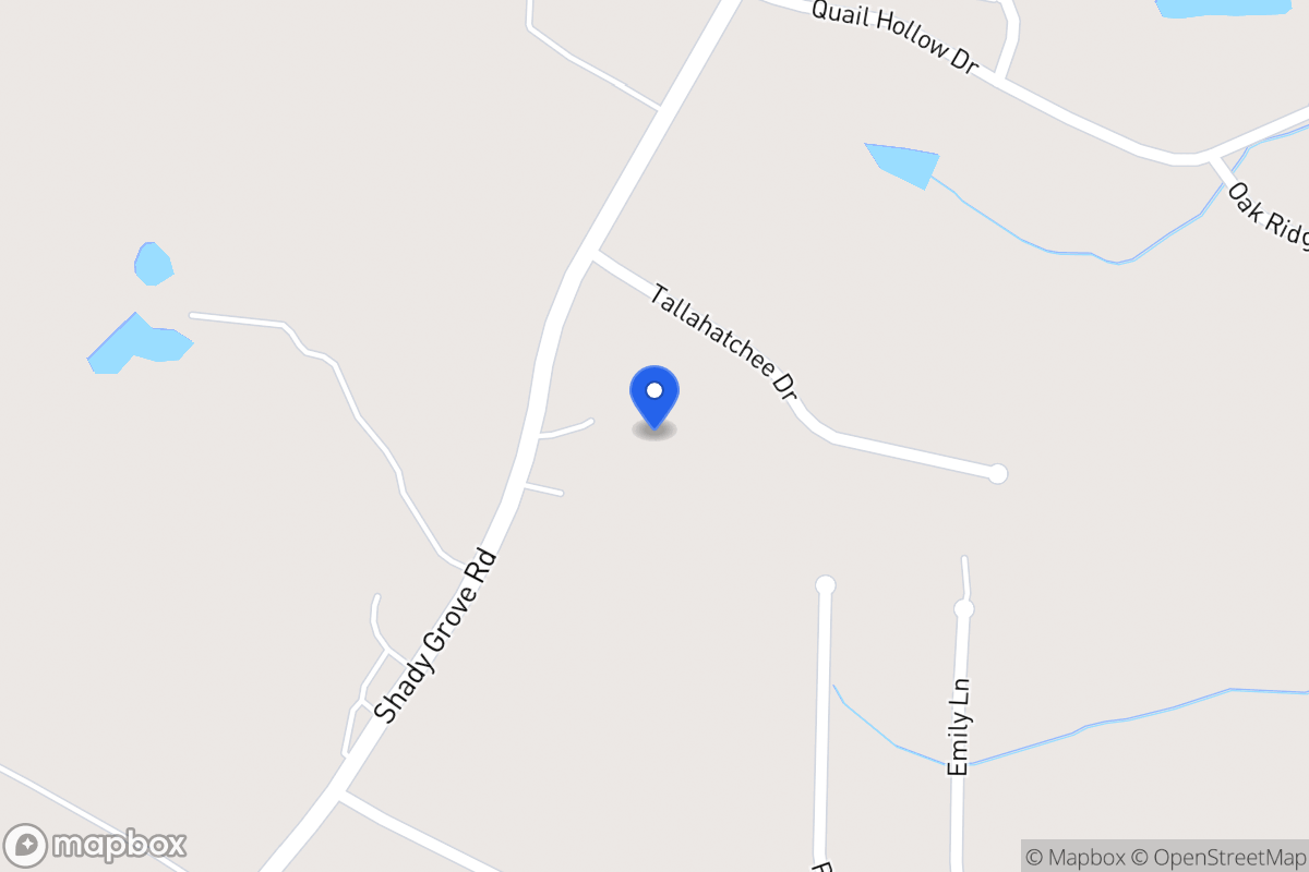 Map of 2111 Shady Grove Rd