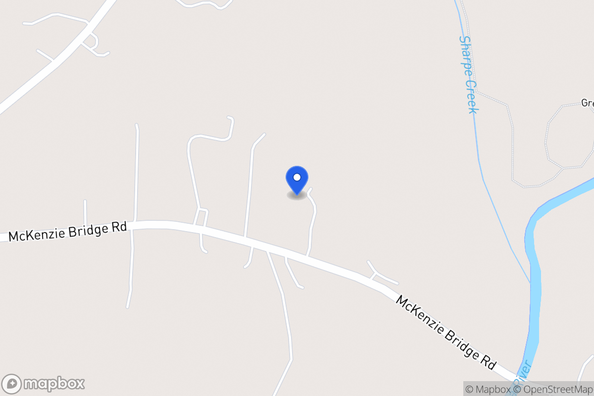Map of 260 Mckenzie Bridge Rd