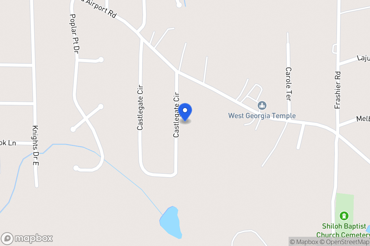 Map of 255 Castlegate Cir