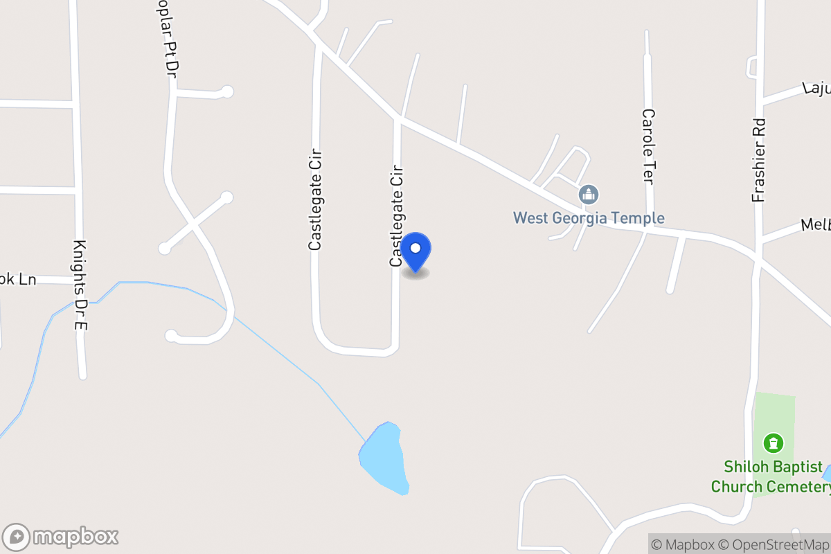 Map of 235 Castlegate Cir