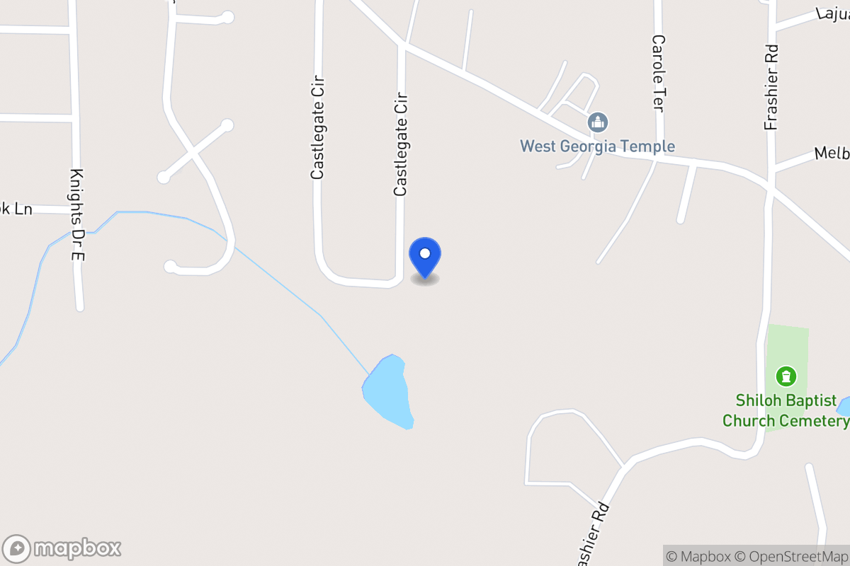 Map of 205 Castlegate Cir