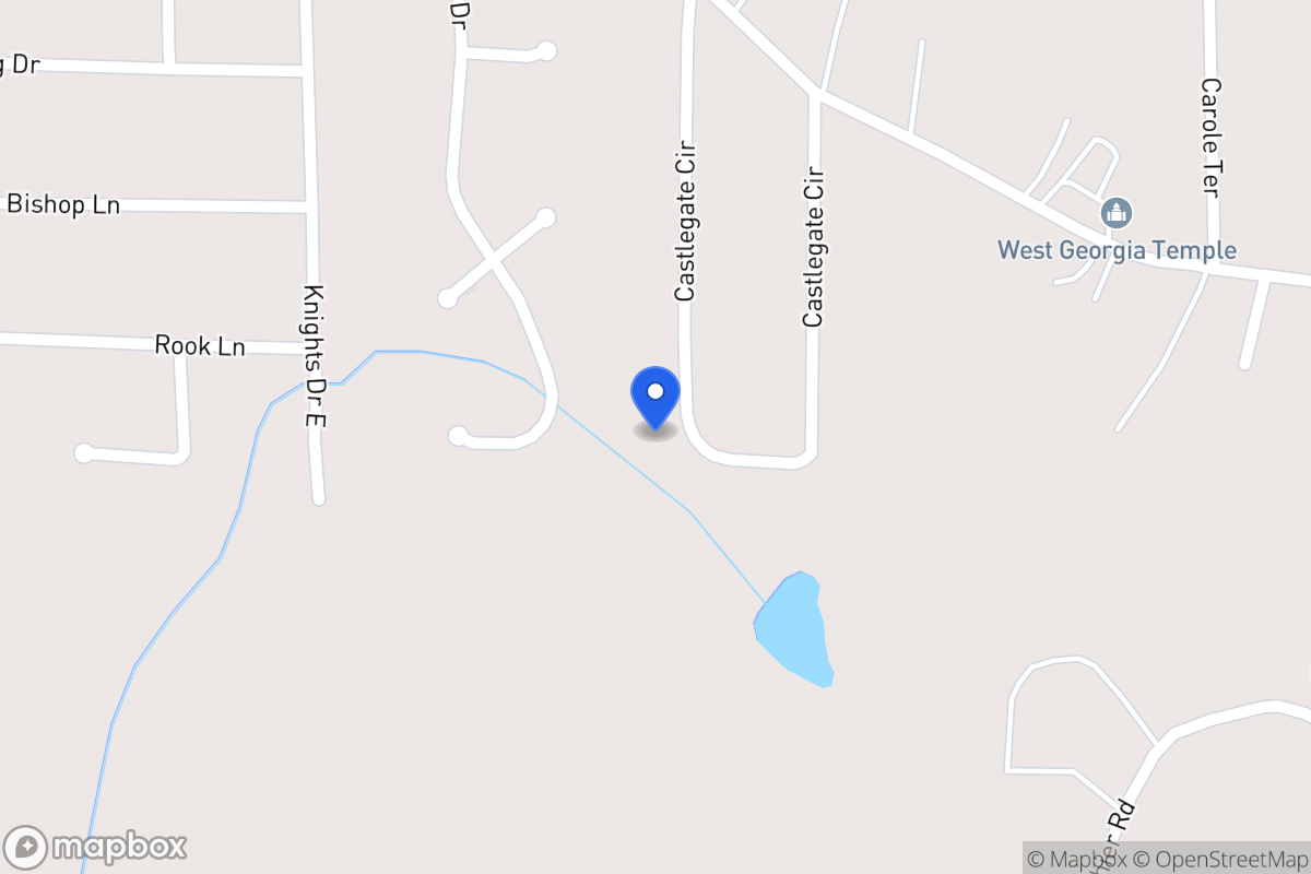 Map of 135 Castlegate Cir