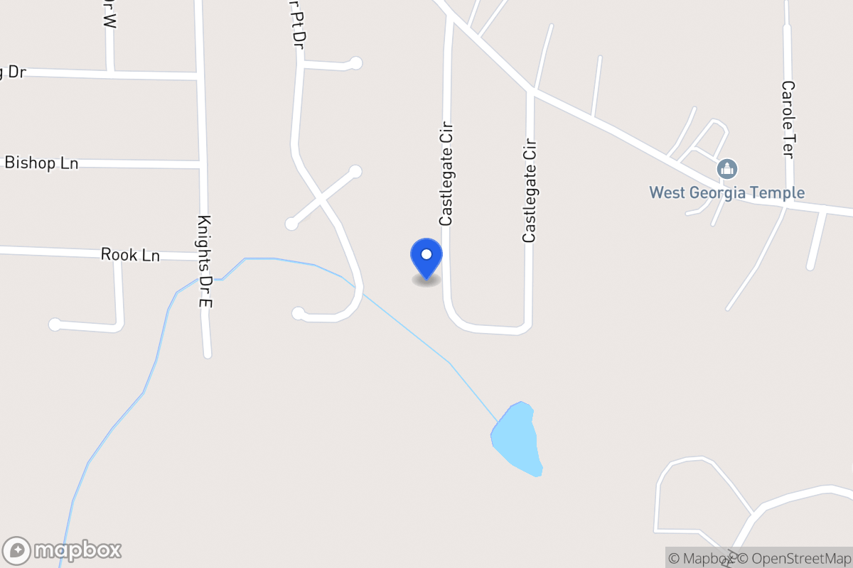 Map of 125 Castlegate Cir