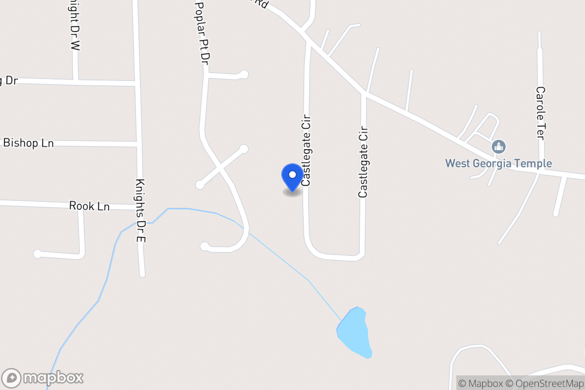 Map of 105 Castlegate Cir