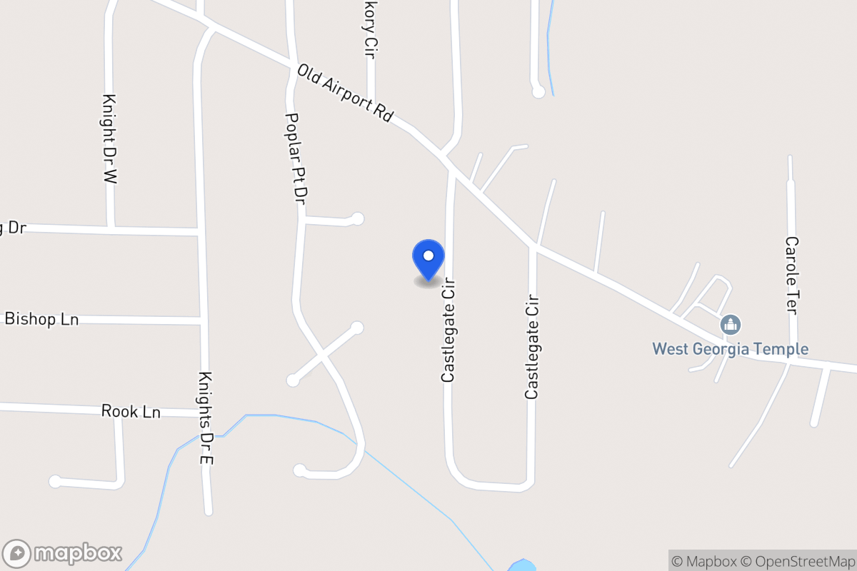 Map of 55 W Castlegate Dr