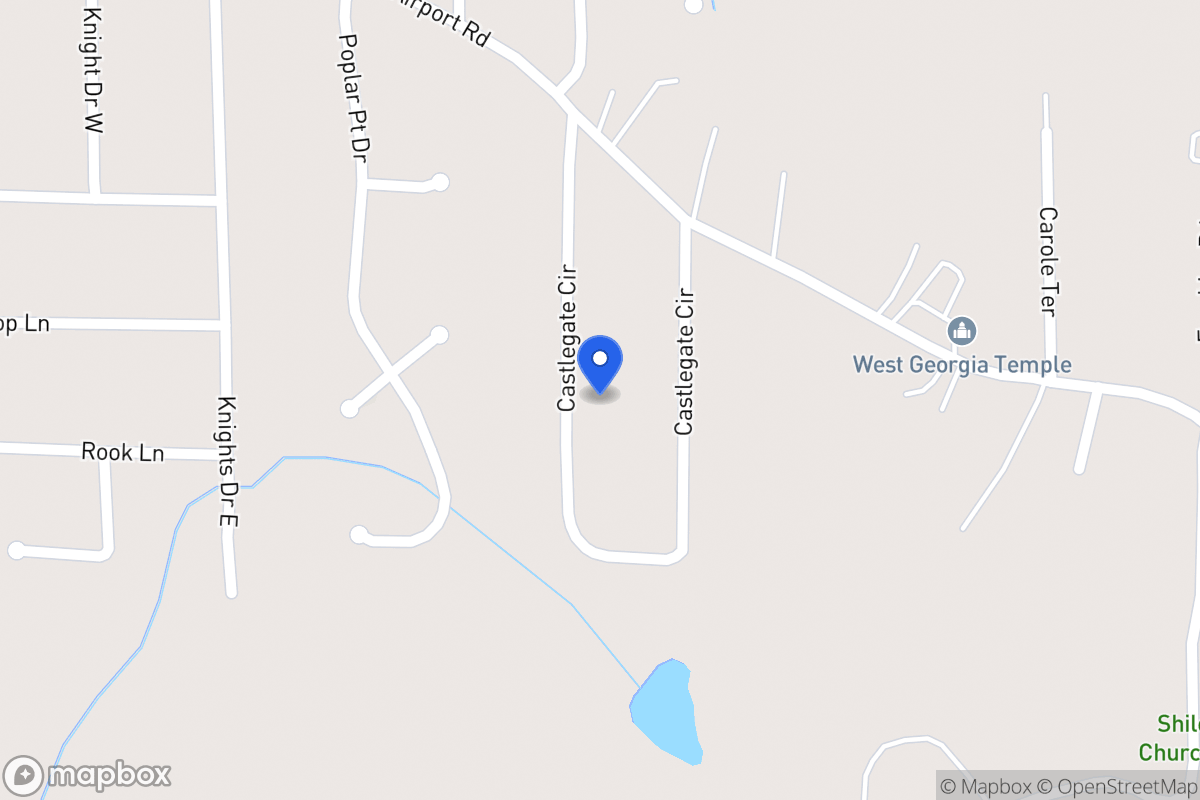 Map of 90 Castlegate Cir