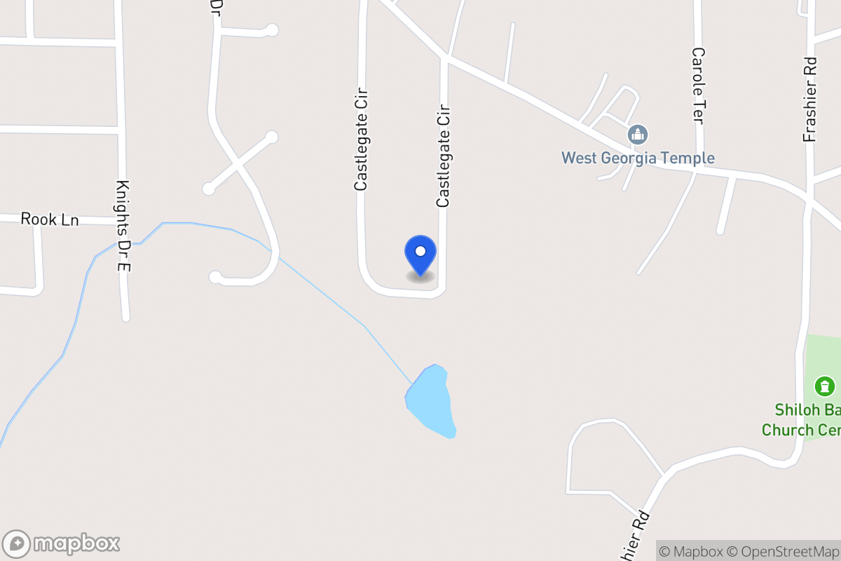Map of 200 E Castlegate Cir