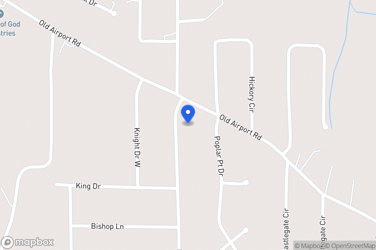 Map of 20 E Knight Dr