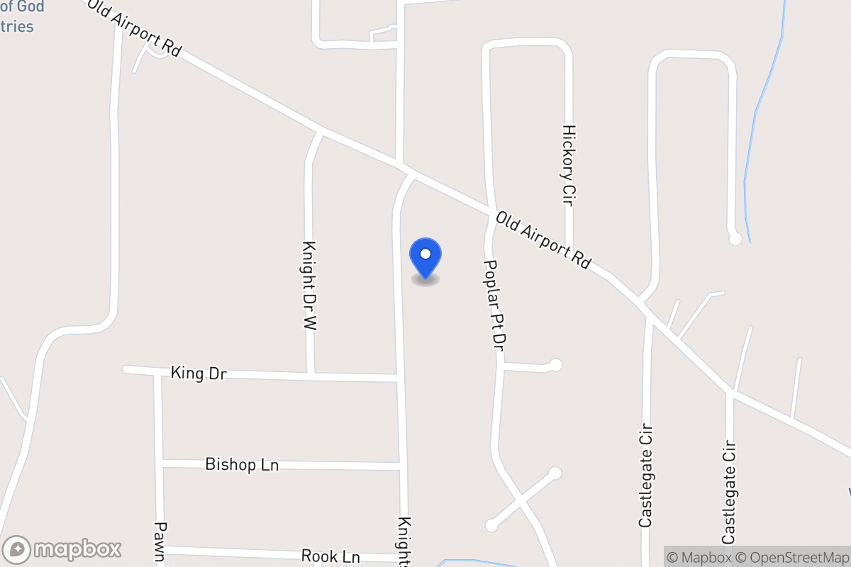 Map of 40 E Knight Dr