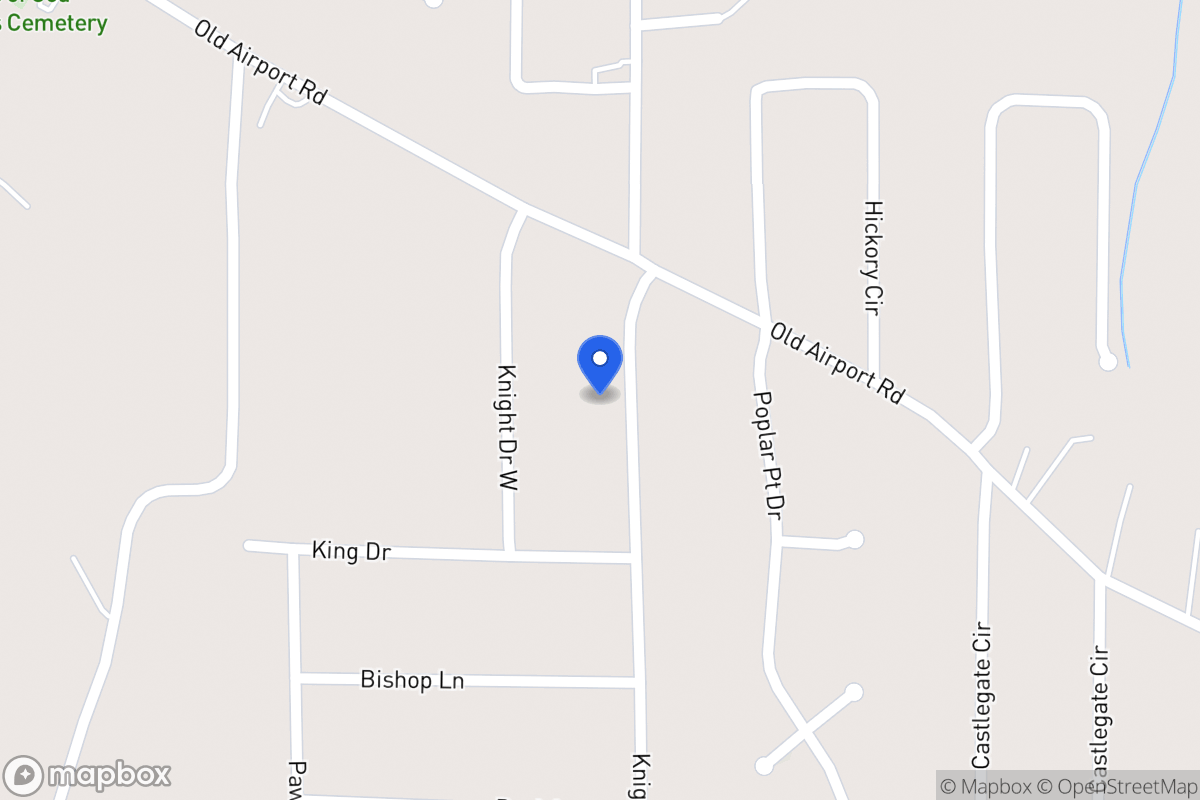 Map of 25 E Knight Dr
