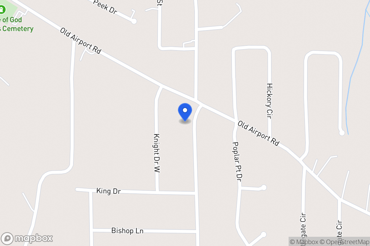 Map of 15 E Knight Dr