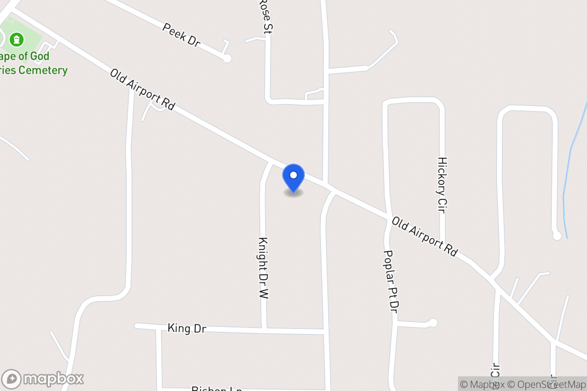 Map of 219 Old Airport Rd