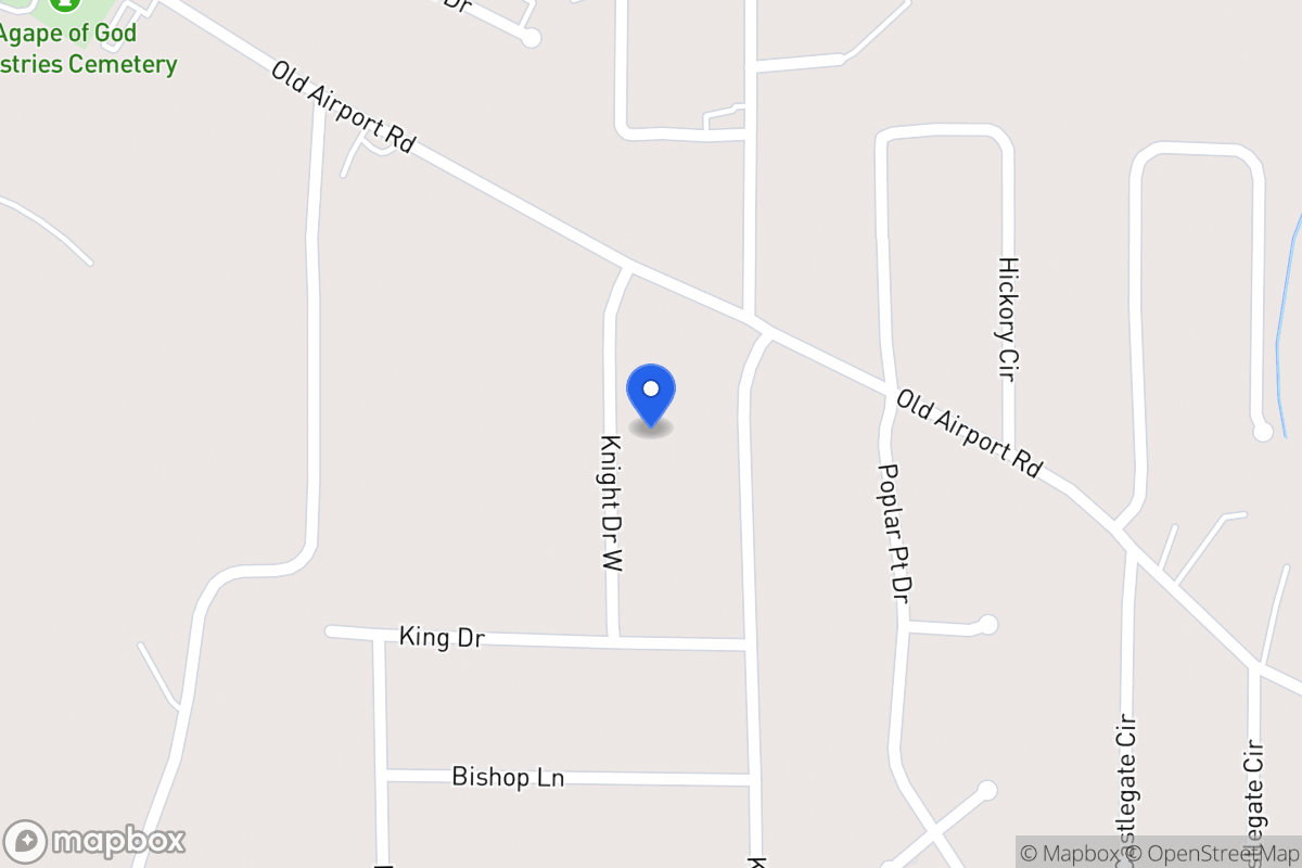 Map of 40 W Knight Dr